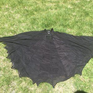 Necessary Evil Batwing Cape Dress